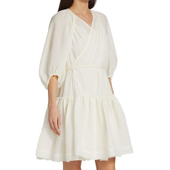 3.1 Phillip Lim Balloon-Sleeve Wrap Dress - Picture 3 of 9